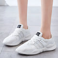 Men's hollow breathable sneaker with mesh upper in black and white colour options