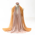 Lightweight chiffon ethnic printed summer scarf for women measuring 175cm long