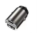 Mini black car cigarette lighter charger with PD QC 30W fast charging