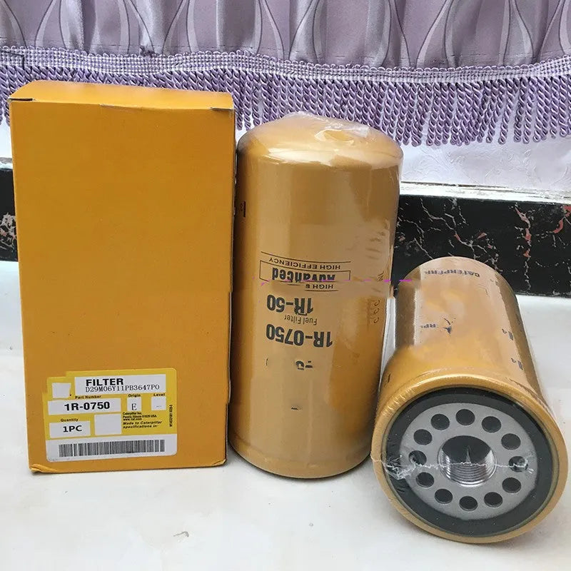 1R-0750 diesel fuel filter replacement element with filter paper construction