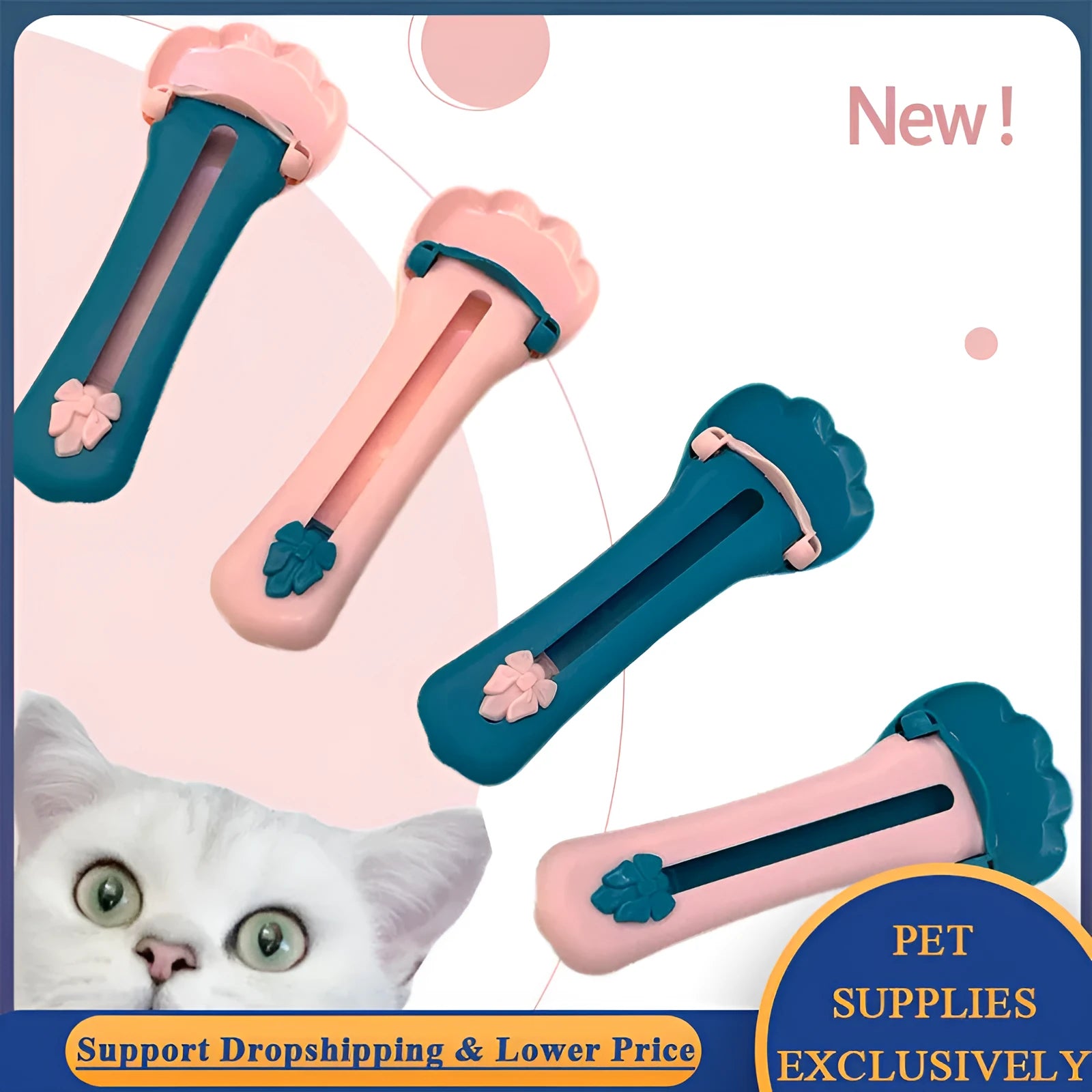 Pet feed spoon with squeezer mechanism for snack extrusion and liquid food dispensing in multiple colour options