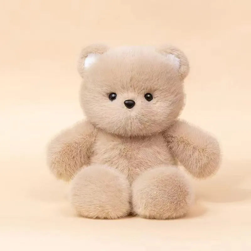 Three Flowers plush toy pillow 45cm in rabbit fur finish