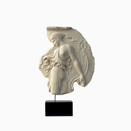 35cm tall wine goddess resin sculpture ornament in modern European style