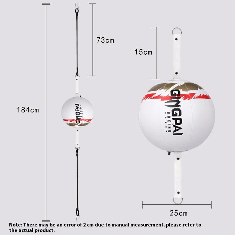 PU hanging boxing speed ball for reaction training in black, green, and white colour options