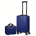 Aluminium alloy luggage and mini box travel set with two trunks in towel colour