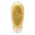 Silicone bath brush storage bottle with 100ml capacity in eight colour options