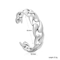 Stainless steel alloy bracelet in three colour variations for European and American trend styling
