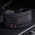 Army Green abdominal exercising and squat protection belt for weightlifting training, shown in size L.