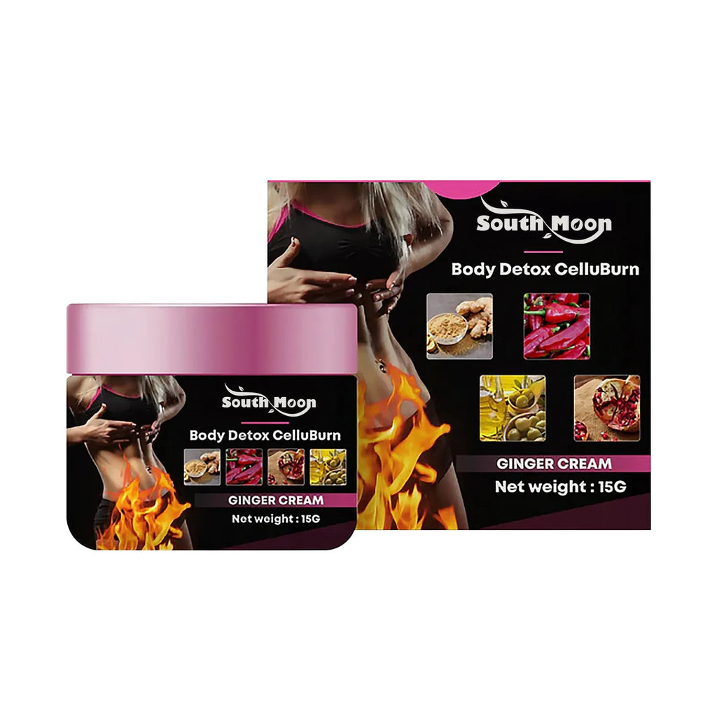 15g tube of Ginger Body Thigh Slimming Shaping Tightening Cream with olive oil and hyaluronic acid.
