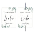 G45 style fireworks decorative paper labels with I Make Love Sparkling text for weddings