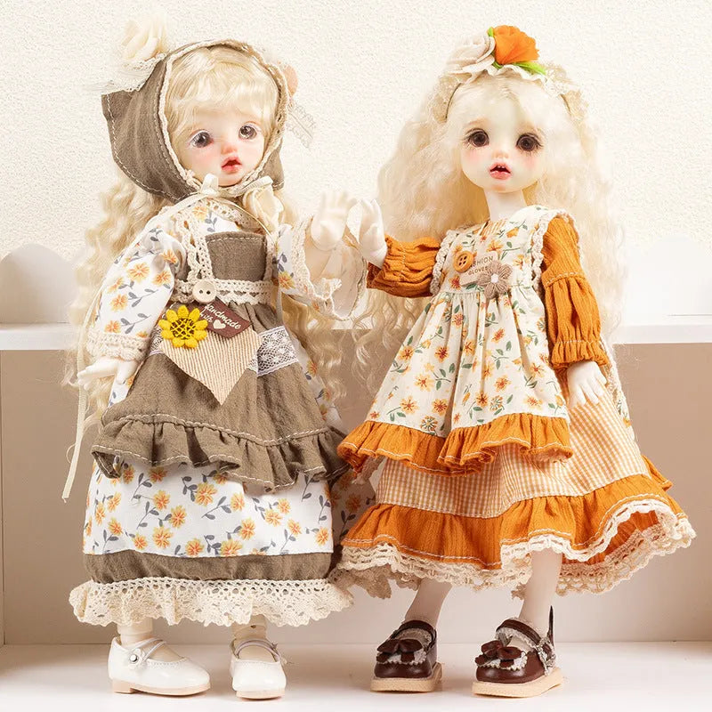 French style dress-up doll clothes for teenager dolls in multiple colour variations