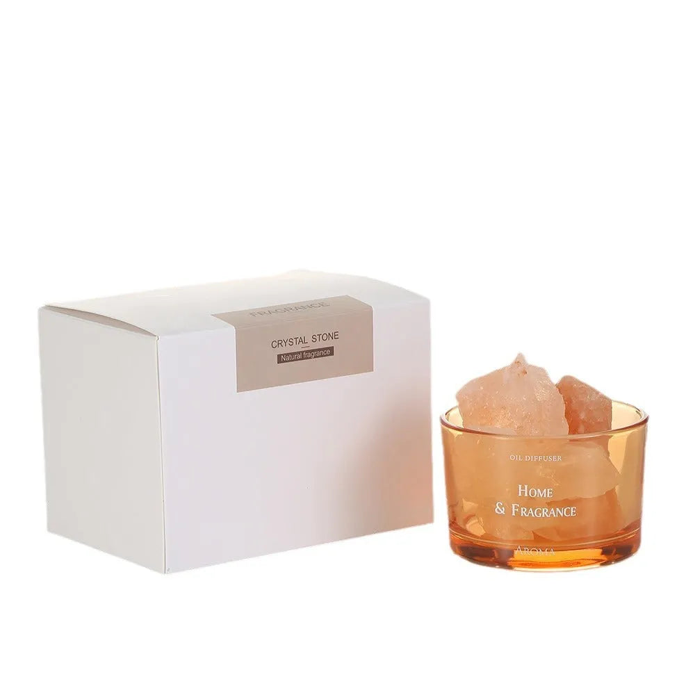 Girls' Light Perfume fire-free aromatherapy crystal diffuser and ten 20ml essential oil bottles.