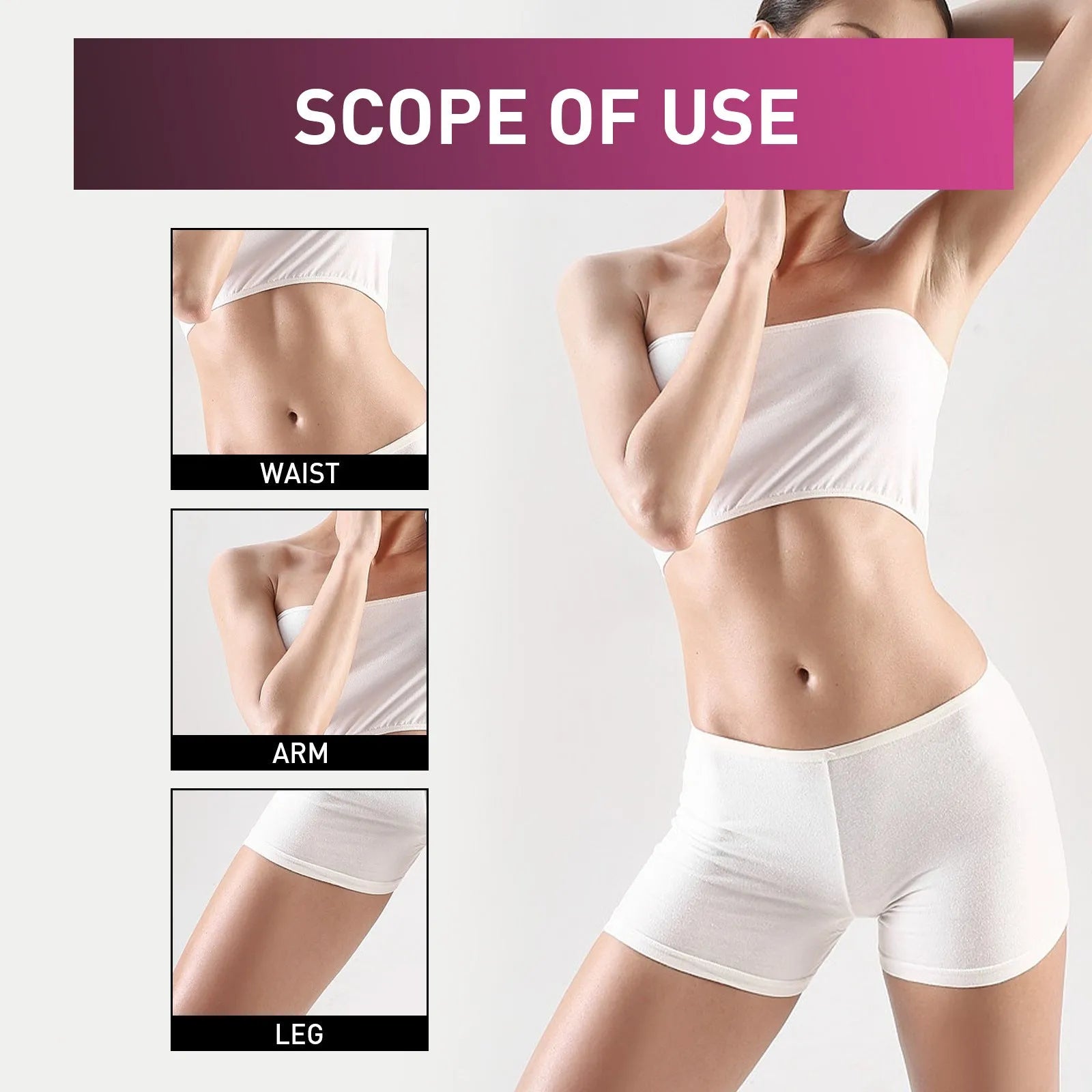 15g tube of Ginger Body Thigh Slimming Shaping Tightening Cream with olive oil and hyaluronic acid.