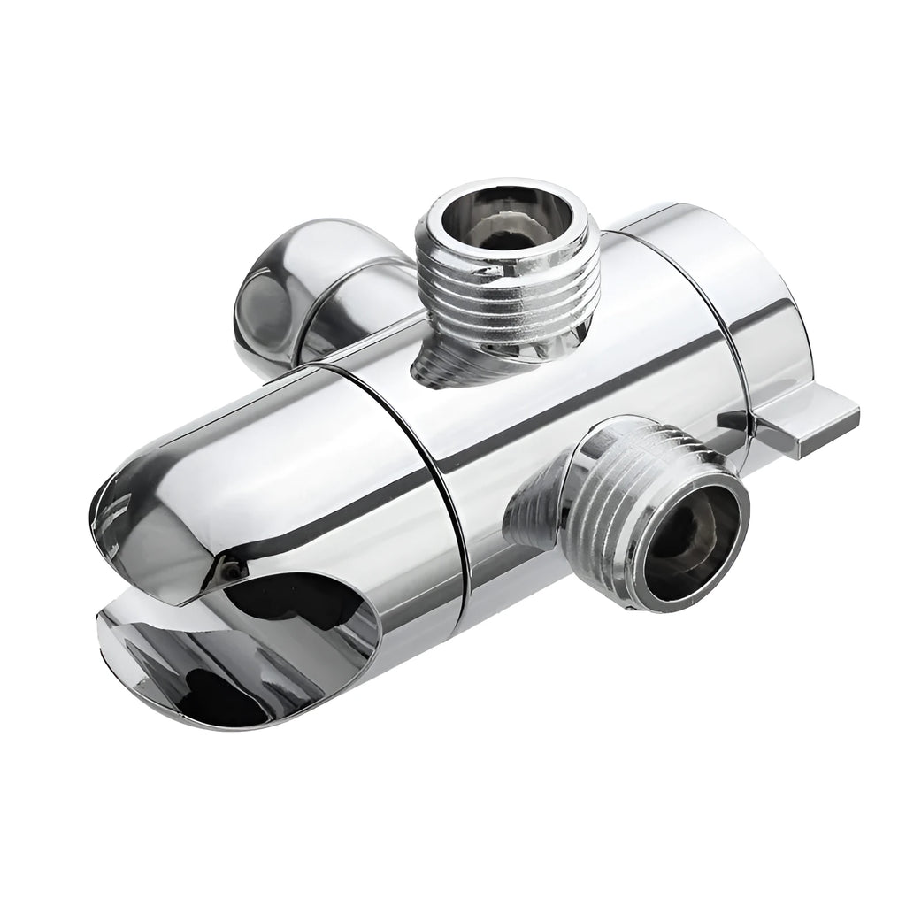 Brass shower water distributor diverter valve for bathroom plumbing installation