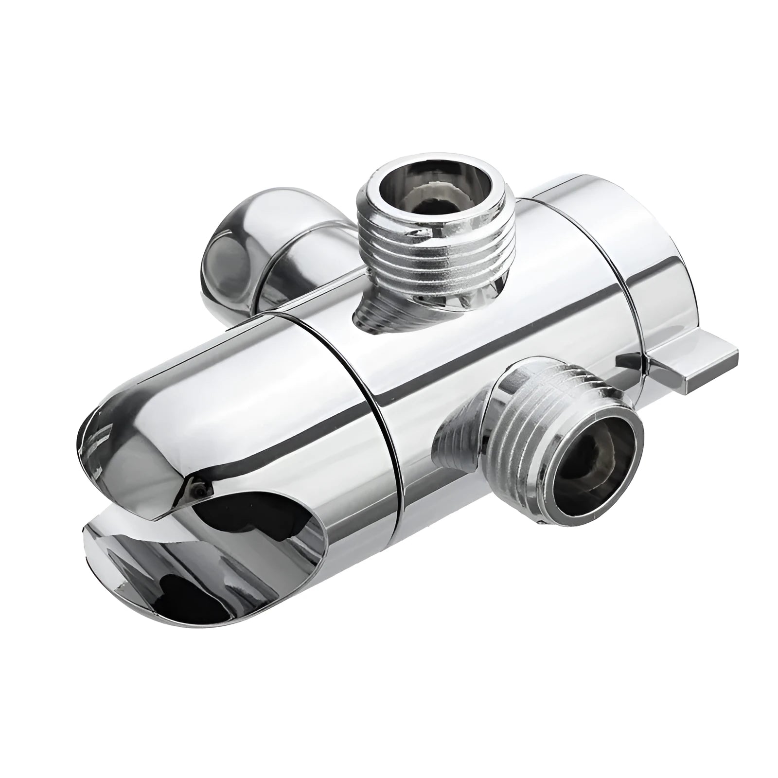 Brass shower water distributor diverter valve for bathroom plumbing installation
