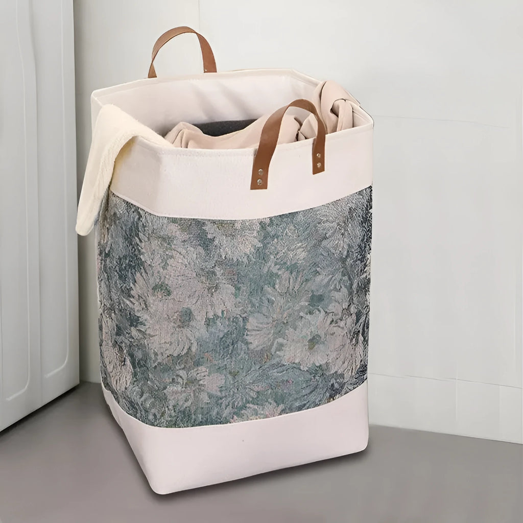 35x35x55cm fabric storage bag with zip closure for quilts and bedding organisation.