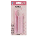 Push-type automatic children's eraser in PVC measuring 12x8cm with traceless design