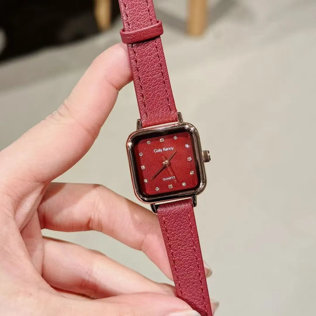 Chinese-style women's alloy watch with 8mm thickness and traditional pattern designs