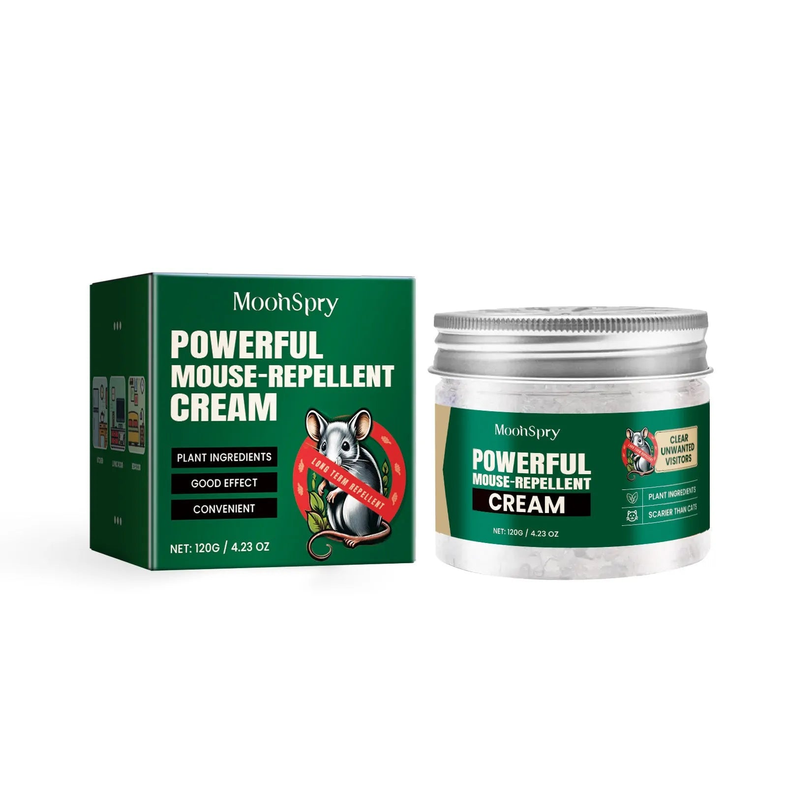 60ml natural rat repellent spray bottle with essential oil formula for rodent control