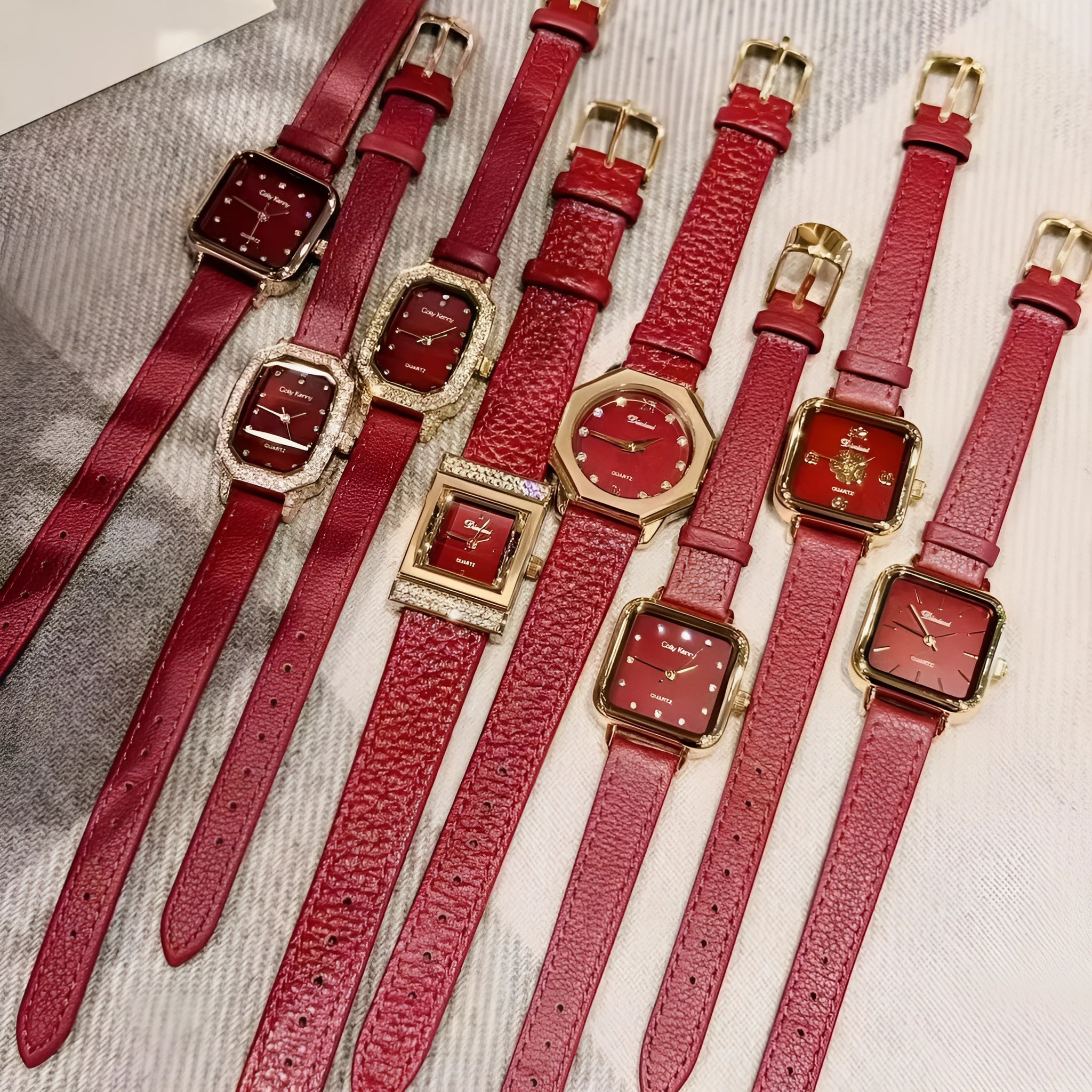 Chinese-style women's alloy watch with 8mm thickness and traditional pattern designs