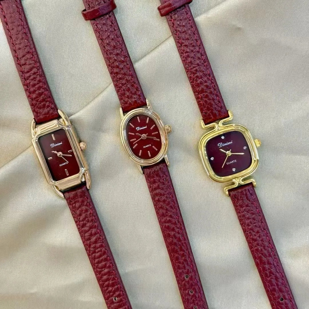 Chinese-style women's alloy watch with 8mm thickness and traditional pattern designs