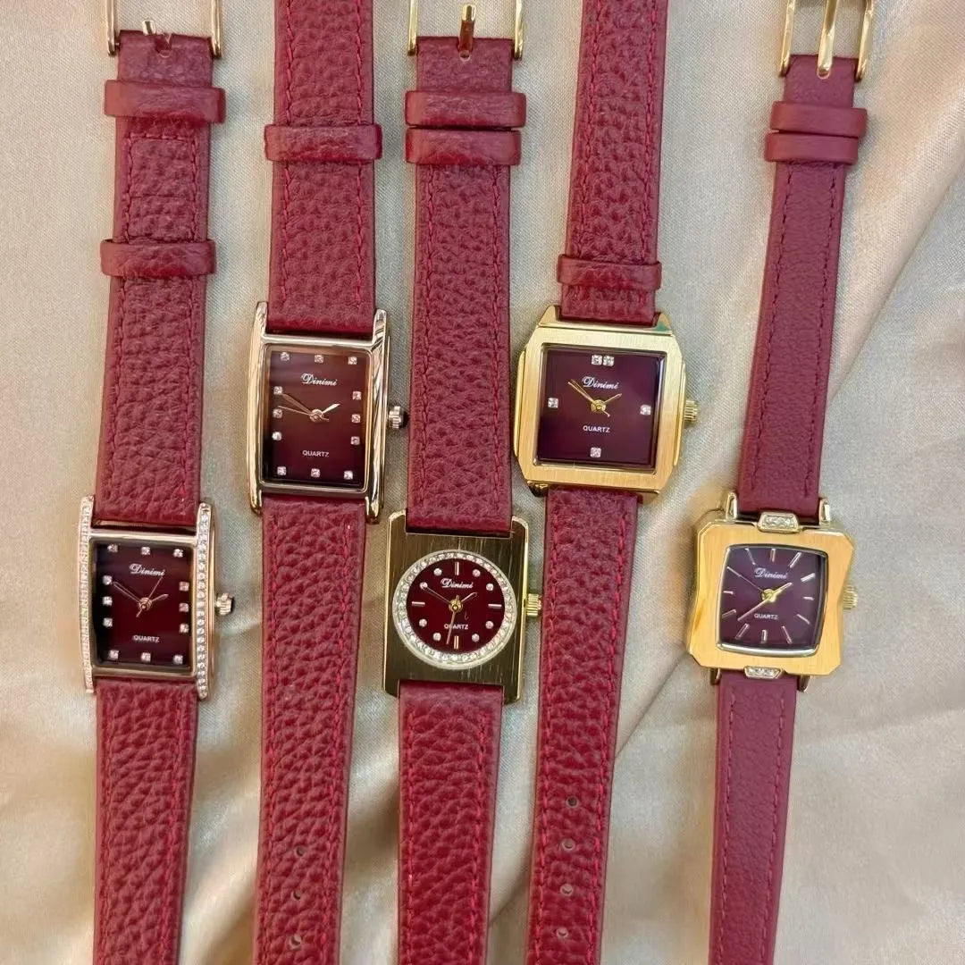 Chinese-style women's alloy watch with 8mm thickness and traditional pattern designs