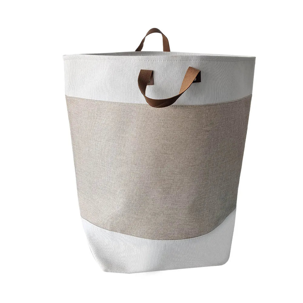 35x35x55cm fabric storage bag with zip closure for quilts and bedding organisation.
