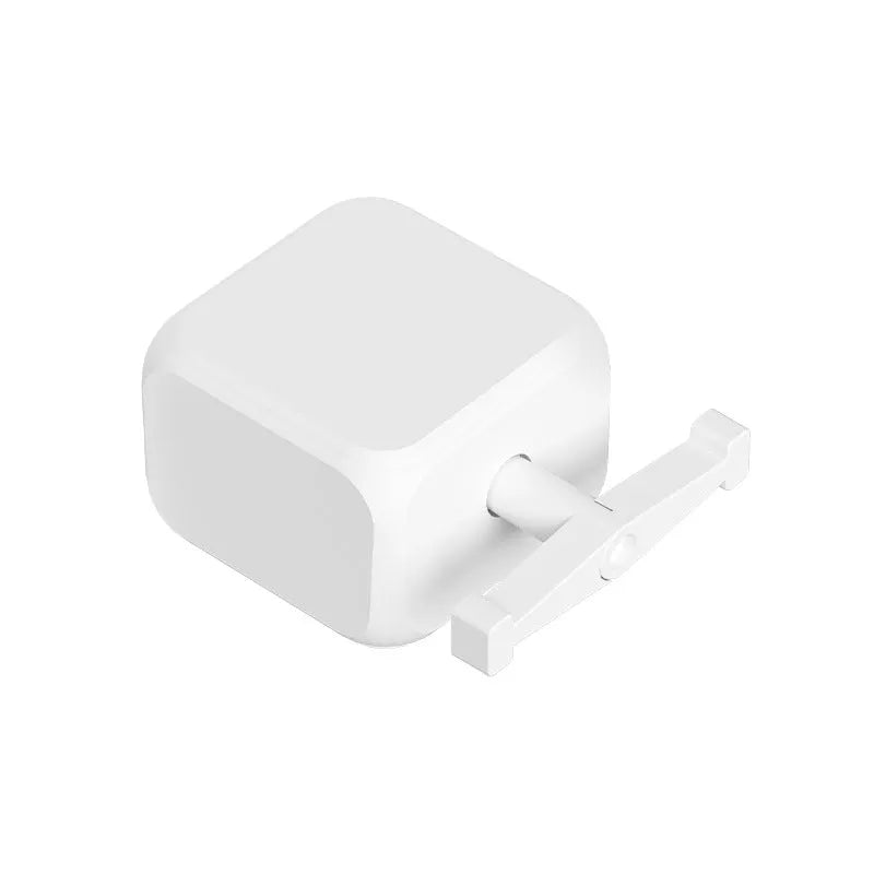 White Bluetooth rocker arm finger robot with thumb remote control for smart home
