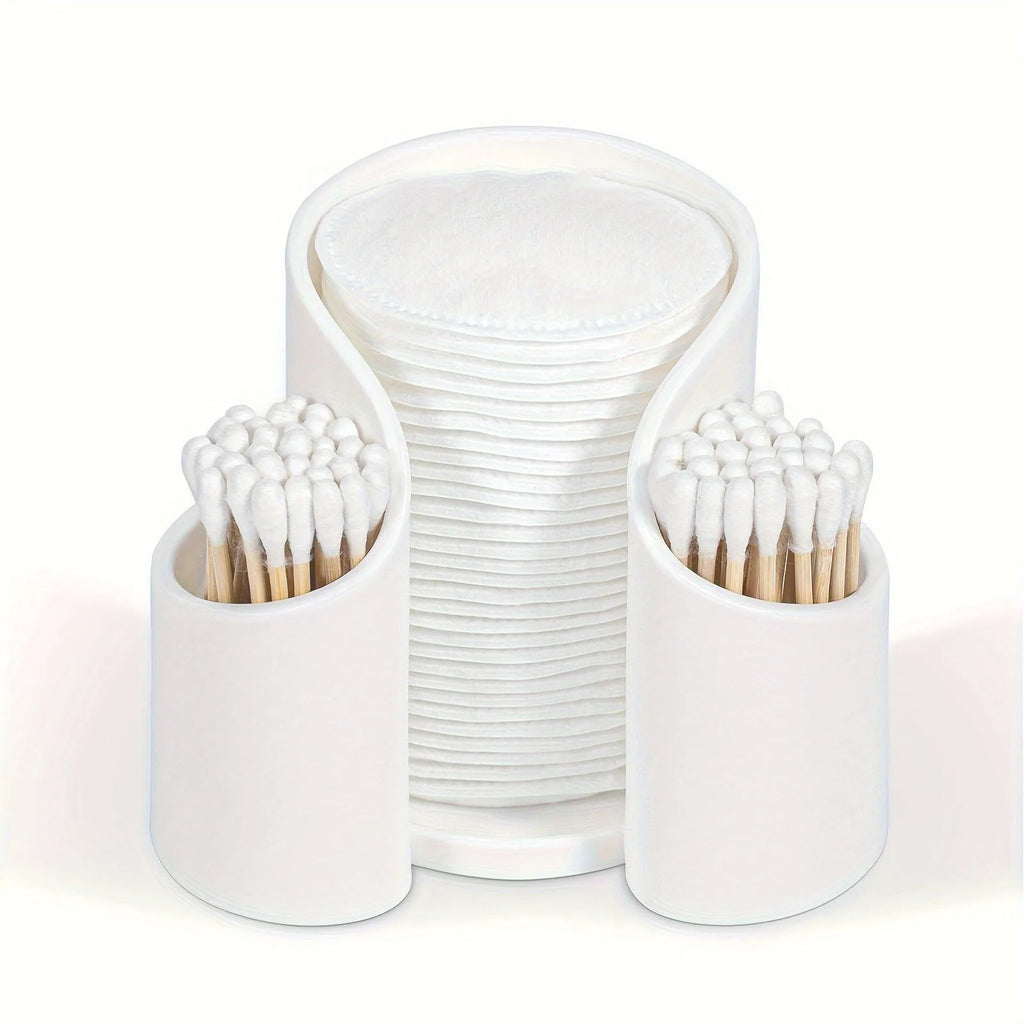 Plastic dental floss storage box in pink, white, blue, and black colour options
