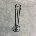 Wrought iron coffee capsule storage rack holding 20 pods in modern simple style