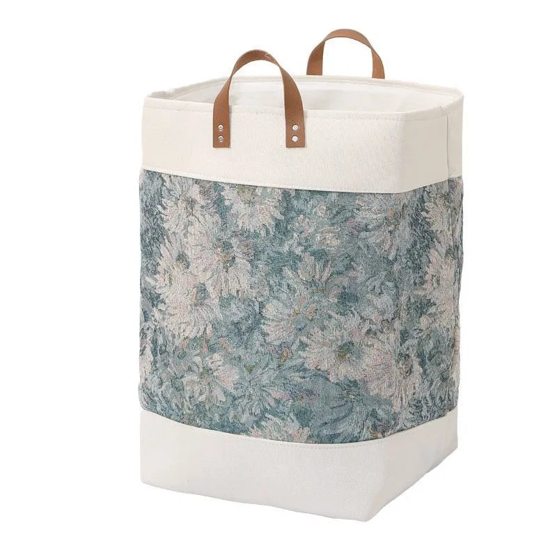 35x35x55cm fabric storage bag with zip closure for quilts and bedding organisation.