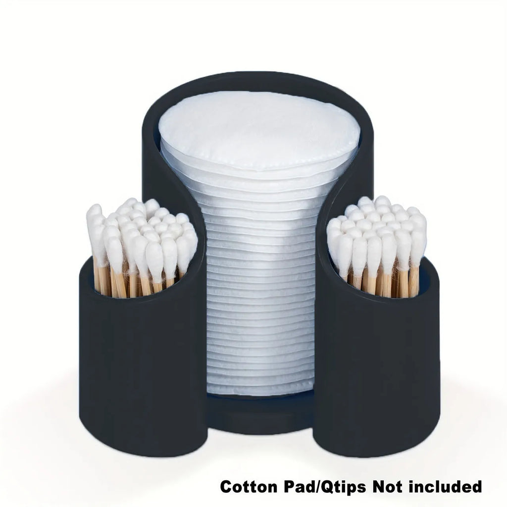 Plastic dental floss storage box in pink, white, blue, and black colour options