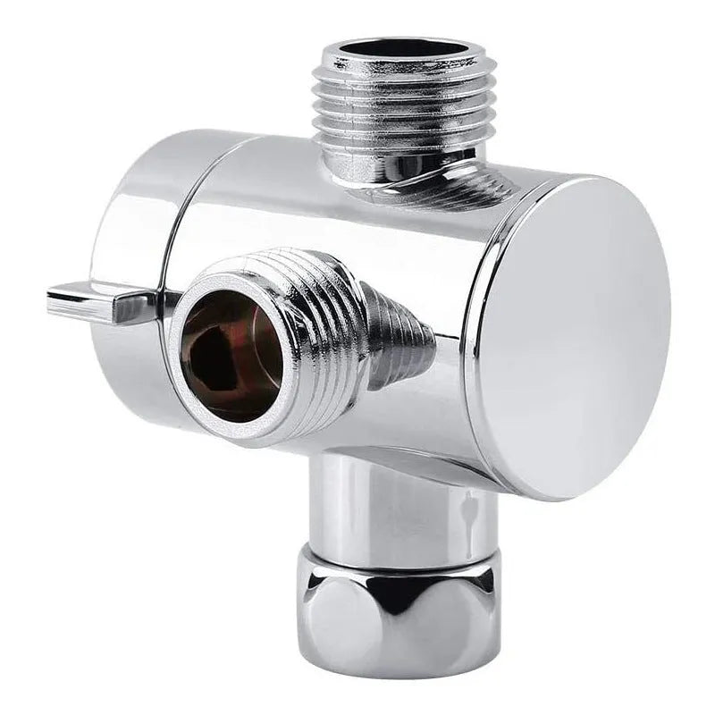 Brass shower water distributor diverter valve for bathroom plumbing installation
