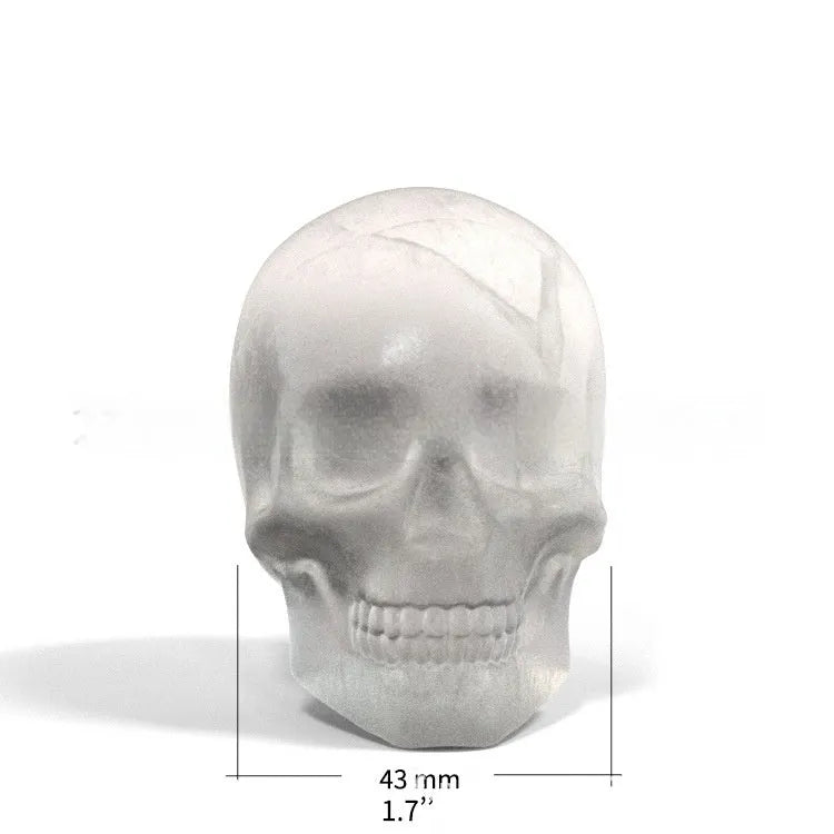 Halloween skull ice cube maker tray made from red food grade silicone