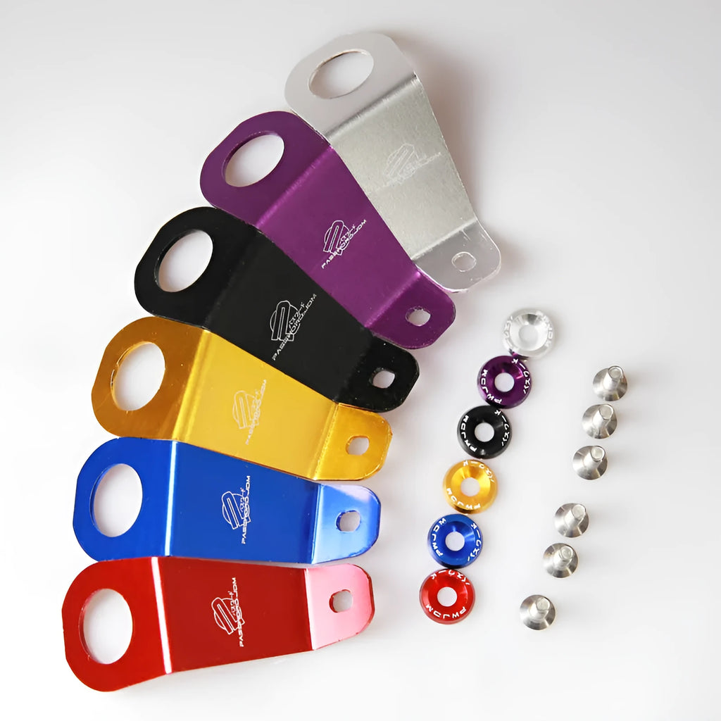 Aluminium alloy radiator mounting bracket for Honda Civic EG in multiple colour options