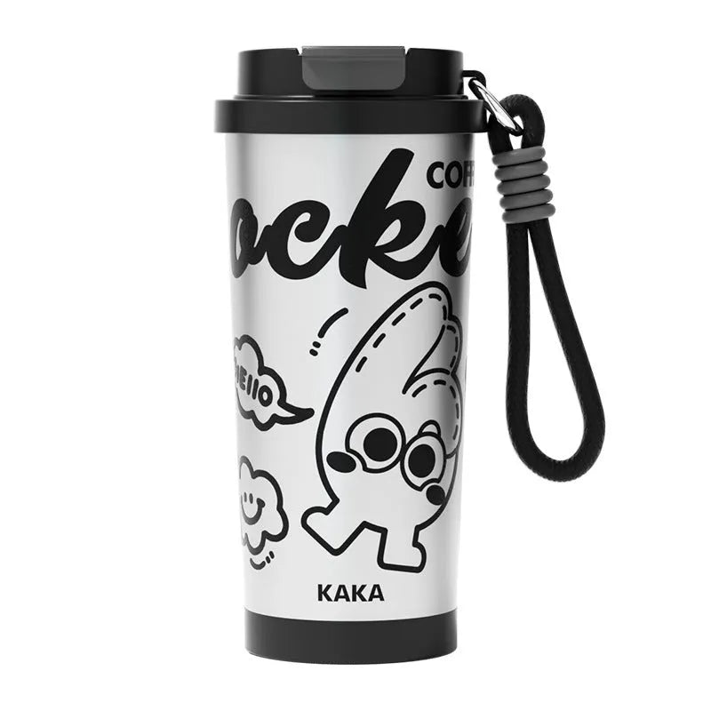Small vacuum cup with stainless steel shell in multiple colour options showing 500ml capacity