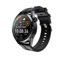GS3 Max black and silver smartwatch on wrist showing health stats on 1.35-inch screen