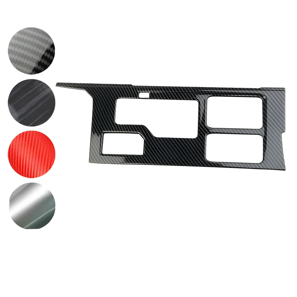 Central gear box gear plastic modified piece in carbon fibre ABS 40.5x15.5x4 mm