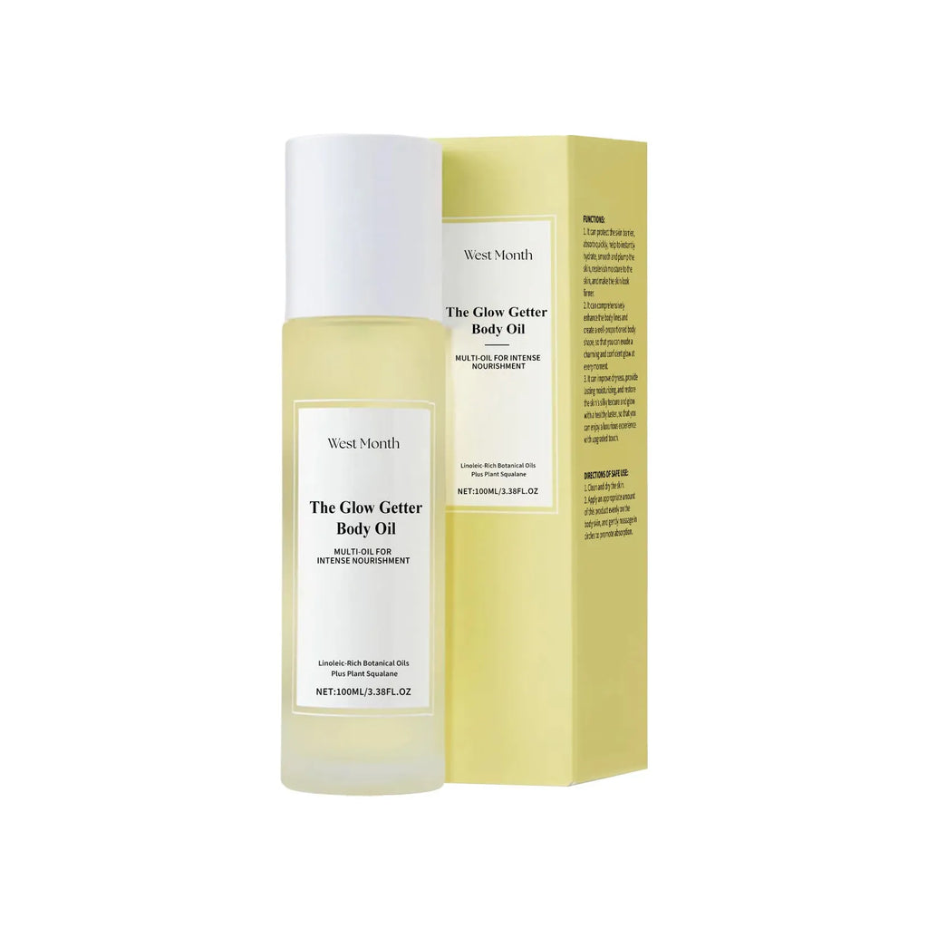 Skin care kit with 100ml nourishing oil and 100g firming cream for body application