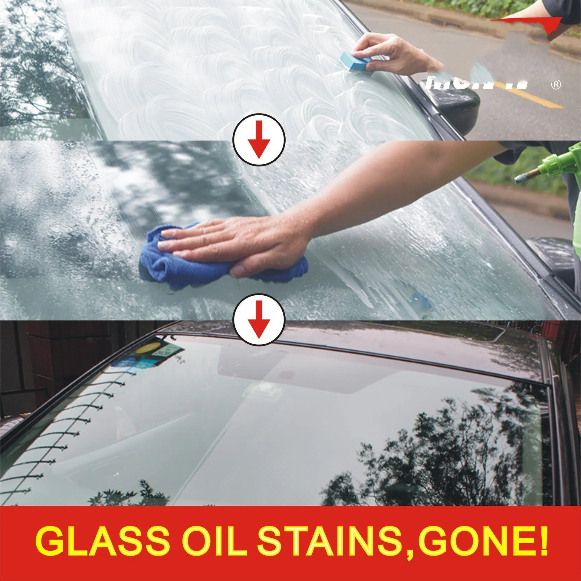 15ml automotive glass rainproof agent in English version white packaging for car windscreen treatment