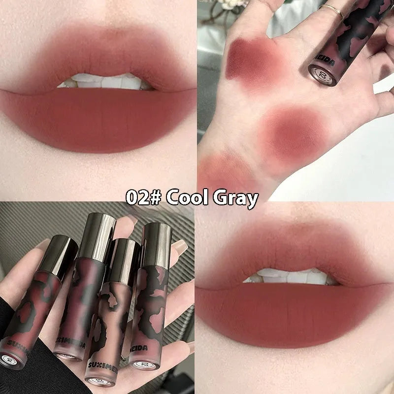 Lava Secret no stain matte lip mud lipstick in five colour shades