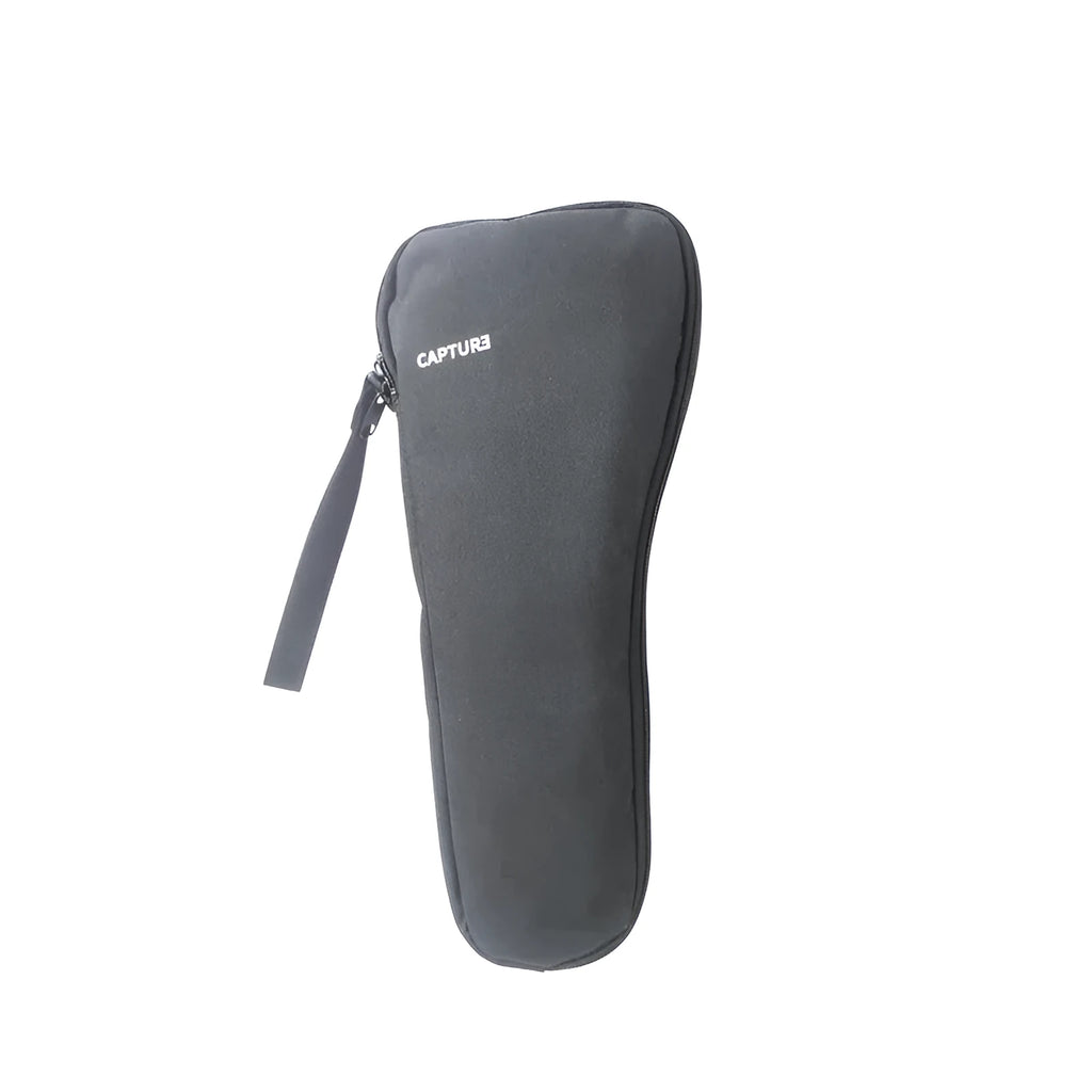 Black cloth storage bag for mobile phone stabilizer accessories and cables