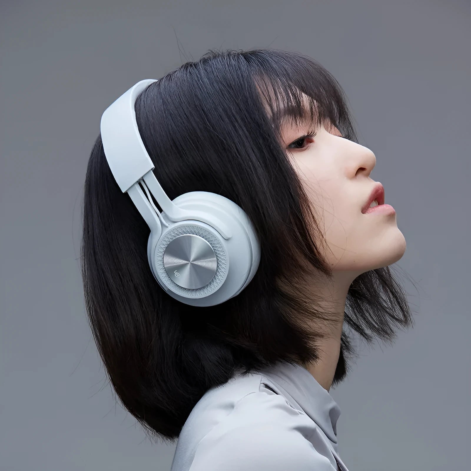 Red wireless sports Bluetooth headset with 18-hour battery shown front view