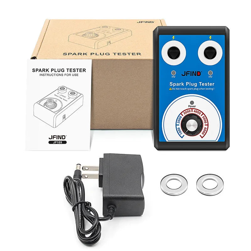 Car double hole plug ignition system detector for spark plug testing with American and European standard compatibility