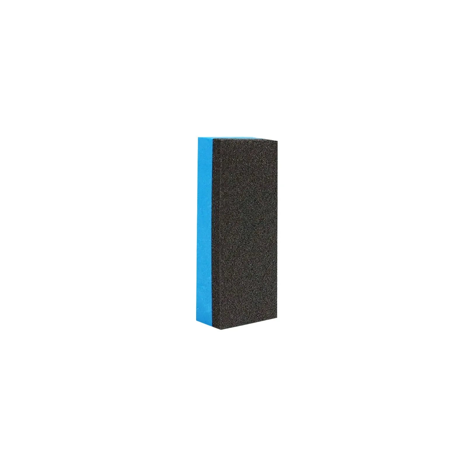 Blue car rust remover spray bottle with a choice of sponge or towel applicator.