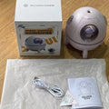 Astronaut-shaped portable USB desktop humidifier with colourful LED lighting and 220ml water tank