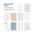 Retro dessert-themed note paper in 56x83mm size with 10 food-inspired colour variations