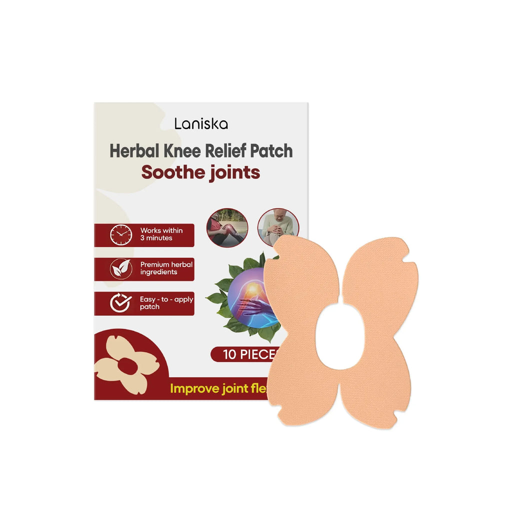 Pack of 10 herbal moxa leaf and menthol joint care adhesive bandages