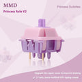 Single MMD Princess linear mechanical keyboard switch for custom builds