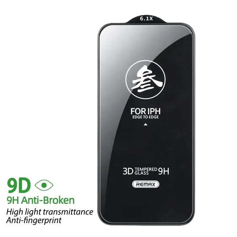 Remax GL 27 3D tempered glass 9H HD screen protector for iPhone 15 Plus in clear